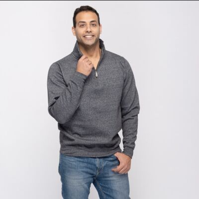 Custom 1/4 Zip Sweat Jacket Thumbnail